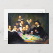 Rembrandt Anatomie Lessen Schilderen Met Buitenaar Briefkaart (Voorkant / Achterkant)