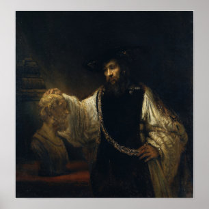 Rembrandt - Aristoteles Met Buste Van Homerus Poster