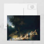 Rembrandt Art Painting Diana Bathing Briefkaart (Voorkant / Achterkant)