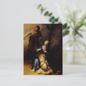 Rembrandt Art Painting Samson Briefkaart (Staand voorkant)