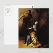 Rembrandt Art Painting Samson Briefkaart (Voorkant / Achterkant)