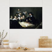 Rembrandt Art schilderen van de anatomie-les Poster (Keuken)