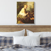 Rembrandt - Bathsheba gezien door Koning David Canvas Afdruk (Insitu (Slaapkamer))