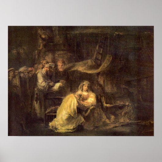 Rembrandt - Behandeling van Christus Poster (Voorkant)