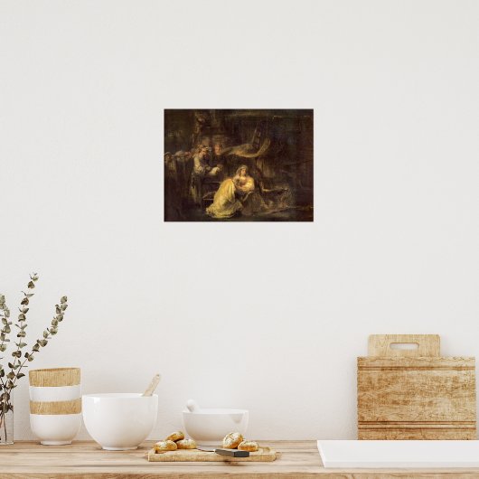 Rembrandt - Behandeling van Christus Poster (Keuken)