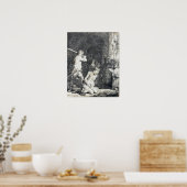 Rembrandt - Bekoping van John Baptist 1640 Poster (Keuken)