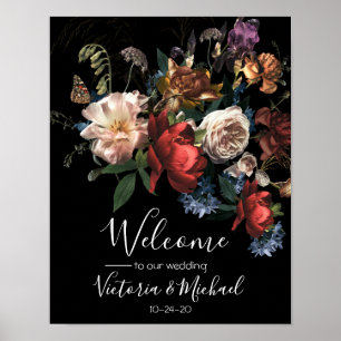 Rembrandt bloemrijke donkere en sombere Huwelijks Poster