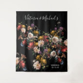 Rembrandt bloemstuk trouw achtergrond foto wandkleed (Voorkant)