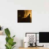 Rembrandt - Christus in Emmaus Poster (Thuiskantoor)