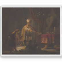 Rembrandt - Daniel en Cyrus voor de Idols Bel