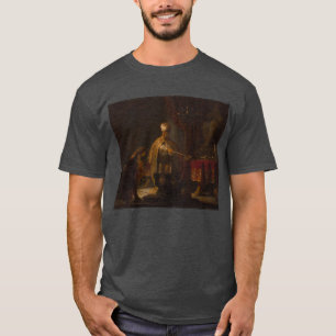 Rembrandt - Daniël en Cyrus voor het afgodsbeeld T-shirt