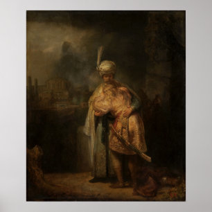 Rembrandt - David en Jonathan Poster