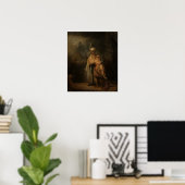 Rembrandt - David en Jonathan Poster (Thuiskantoor)
