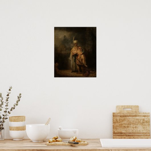 Rembrandt - David en Jonathan Poster (Keuken)