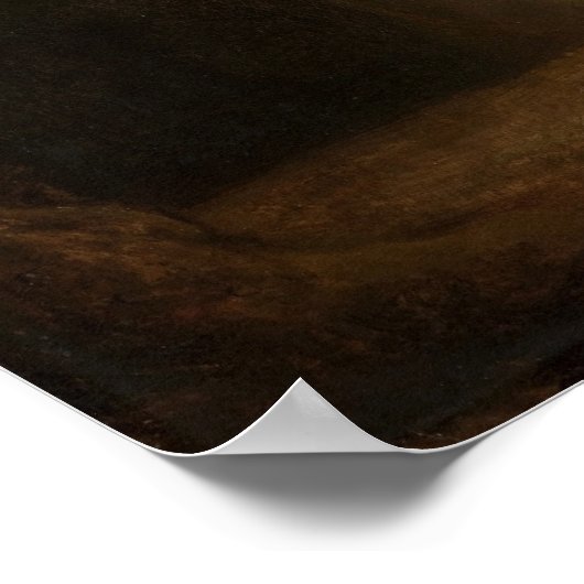 Rembrandt - David en Jonathan Poster (Hoek)