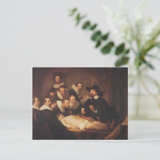 Rembrandt - De anatomie Lesson van Dr. Nicolaes Tu Briefkaart (Staand voorkant)