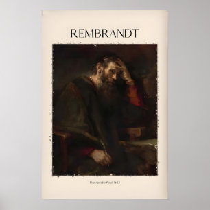 Rembrandt De Apostel Paulus657 Religieuze Kunstpri Poster