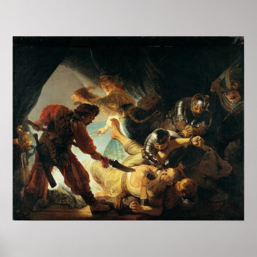 Rembrandt - De Blindering Van Simson Poster (Voorkant)