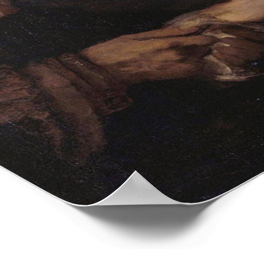 Rembrandt - de brief poster (Hoek)