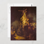 Rembrandt - De daling van het Kruis Briefkaart (Voorkant / Achterkant)