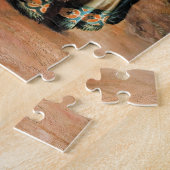 Rembrandt - De doop van de eunuch, Legpuzzel (Zijkant)