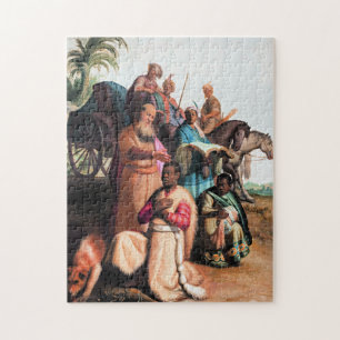 Rembrandt - De doop van de eunuch, Legpuzzel