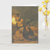 Rembrandt- de Droom van St. Joseph Kaart (Gele Bloem)