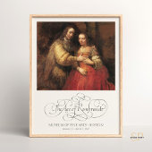 Rembrandt De Joodse Bruid Schilderkunst Print
