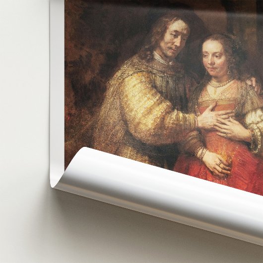 Rembrandt De Joodse Bruid Schilderkunst Print
