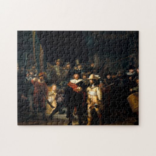 Rembrandt de nachtelijke puzzel legpuzzel (Horizontaal)