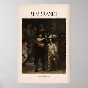 Rembrandt De Nachtwacht642 Beroemde Nederlandse Me Poster