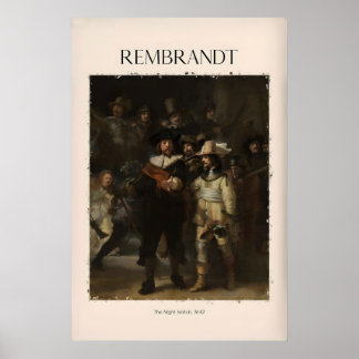 Rembrandt De Nachtwacht642 Beroemde Nederlandse Me Poster