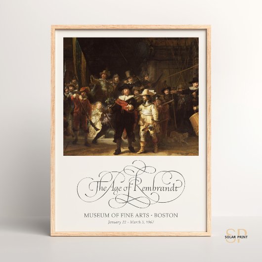 Rembrandt De Nachtwacht Kunst Print