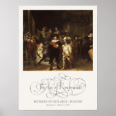 Rembrandt De Nachtwacht Kunst Print (Voorkant)