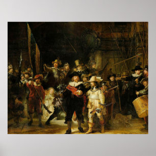 Rembrandt - De Nachtwacht Poster