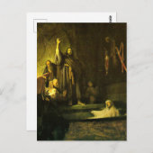 Rembrandt - De opkomst van Lazarus Briefkaart (Voorkant / Achterkant)