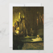 Rembrandt - De opkomst van Lazarus Kaart (Voorkant)