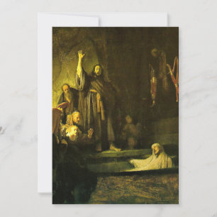 Rembrandt - De opkomst van Lazarus Kaart