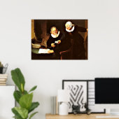 Rembrandt: De scheepsbouwer en zijn vrouw, 1633 Poster (Thuiskantoor)
