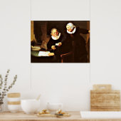 Rembrandt: De scheepsbouwer en zijn vrouw, 1633 Poster (Keuken)