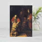 Rembrandt - De terugkeer van de prodigal Son Kaart (Staand voorkant)