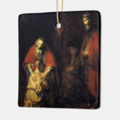 Rembrandt - De terugkeer van de prodigal Son Keramisch Ornament (Links)