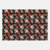 Rembrandt Donker & Moody bloemen Inpakpapier Vel (Voorkant 3)