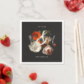 Rembrandt Donker & Moody Bloemen Monogram Servet (Insitu)