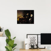 Rembrandt - Doopsgezinde predikant Anslo en zijn v Poster (Thuiskantoor)