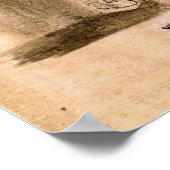 Rembrandt - een Deccani Nobleman Standing 1656 Poster (Hoek)