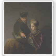 Rembrandt - Een jonge geleerde en zijn leraar