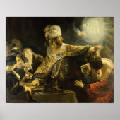 Rembrandt - Feast 1635 van Belshazzar Poster (Voorkant)