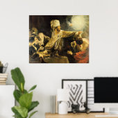 Rembrandt - Feest van Belsazar, Poster (Thuiskantoor)