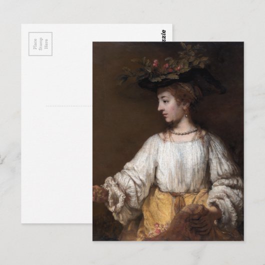 Rembrandt Flora Briefkaart (Voorkant / Achterkant)